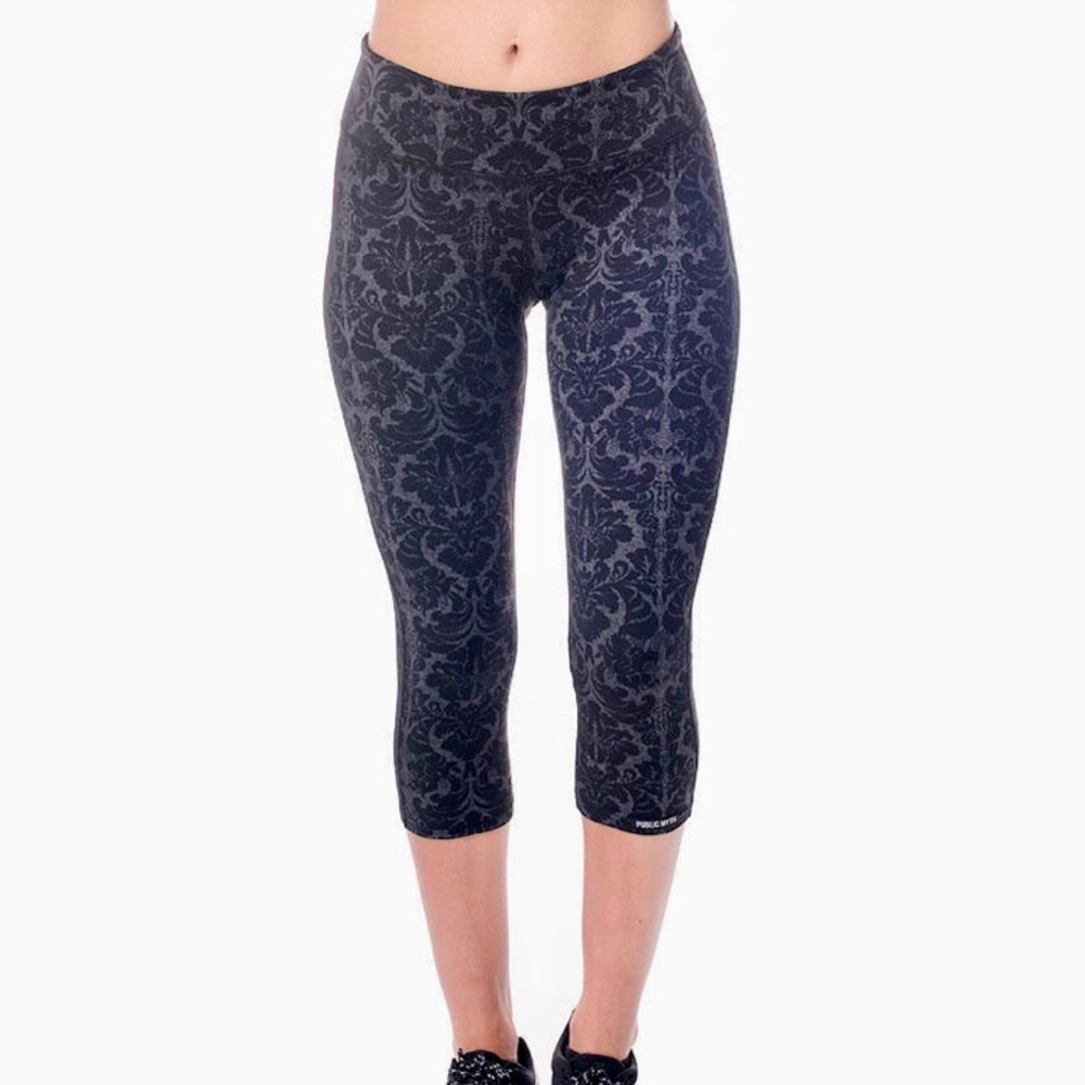 Public Myth: Baroque Crop Leggings